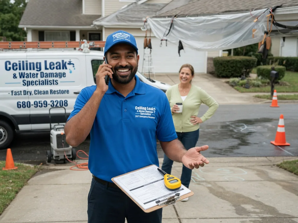 Ceiling Leak Cleanup New Paris, OH FAQs